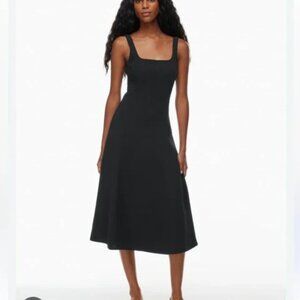 BNWT Aritzia Wilfred Tartlette Dress Black 2